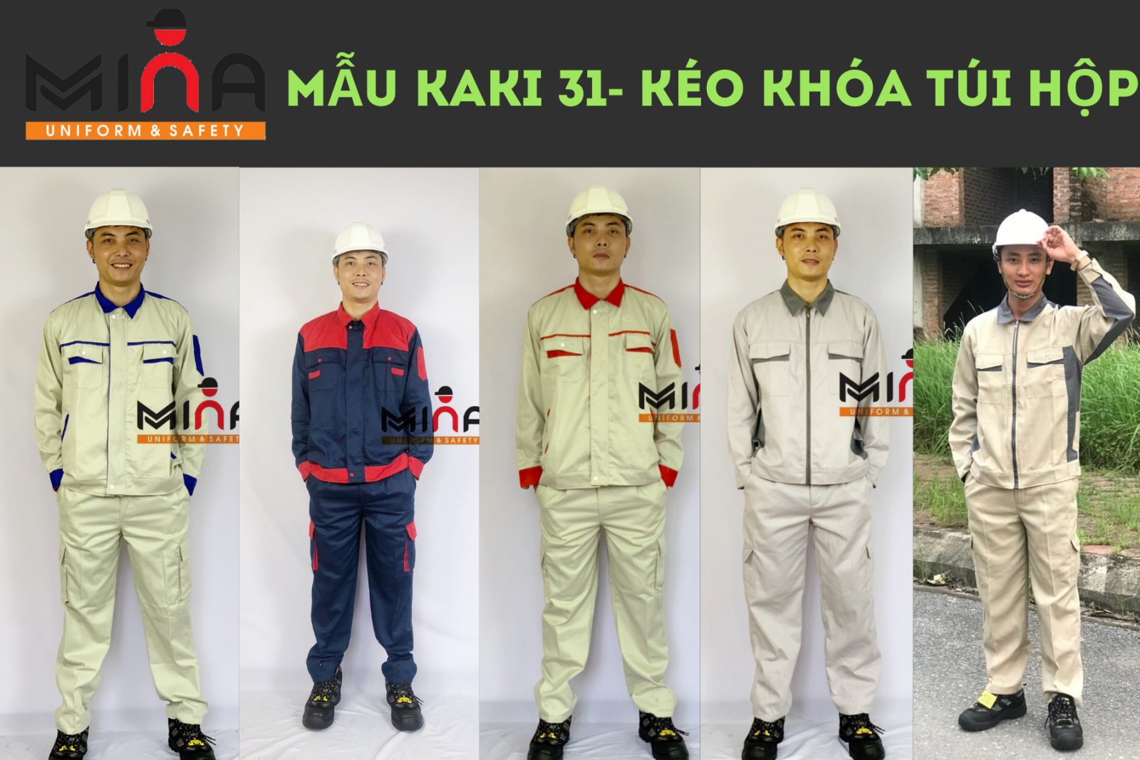 Quần áo công nhân giá rẻ tại Hà Nội